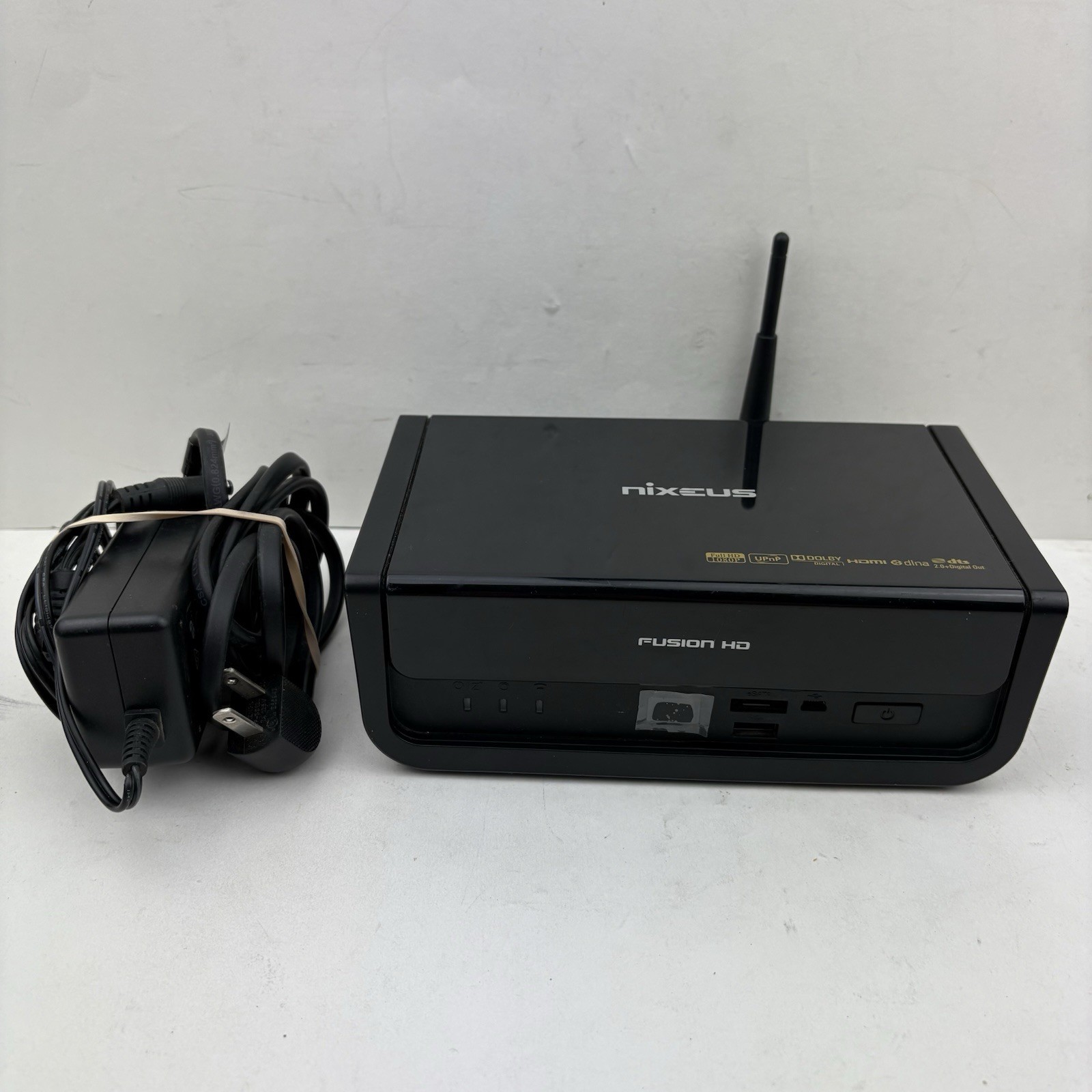 Nixeus Fusion HD Network Audio Video Player WiFi Model NX-1000 With Power Cable