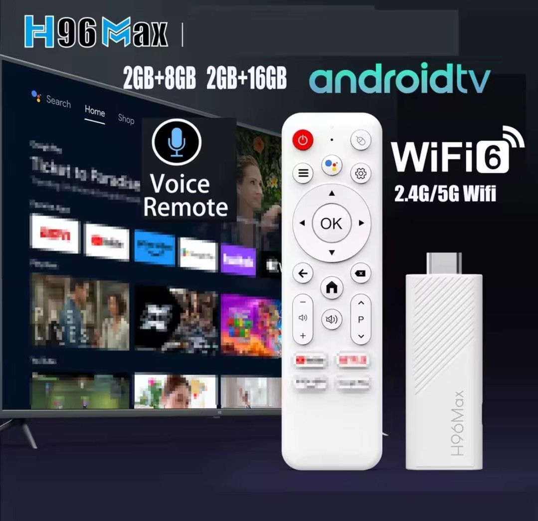 BRAND NEW IN THE BOX H96 MAX ANDROID 4K STICK 16GB
