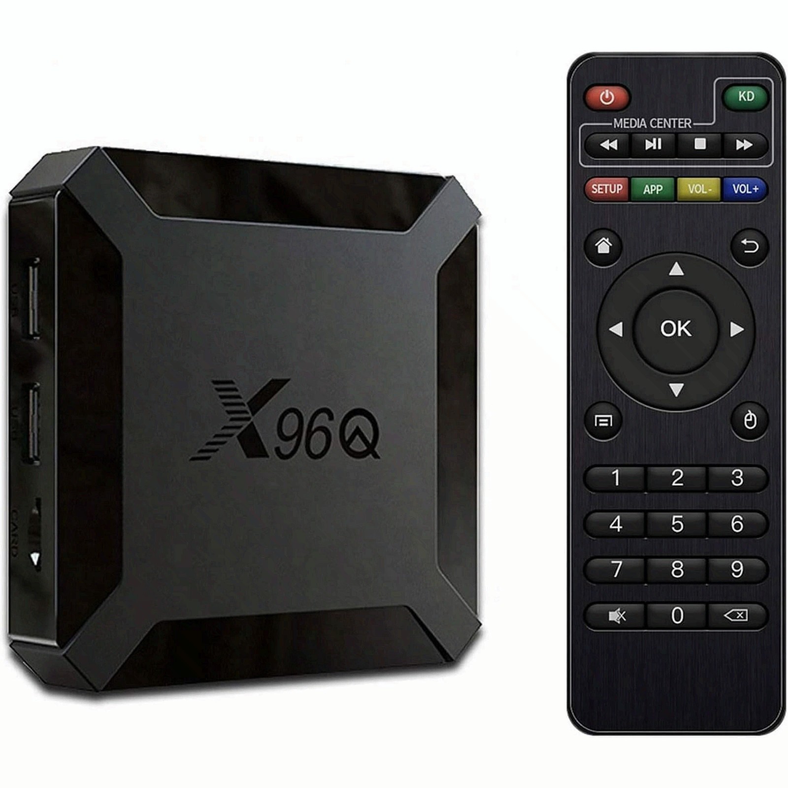 Android 10.0 TV Box X96Q Quad Core HD 4K Media Stream Player Mini PC Dual WiFi