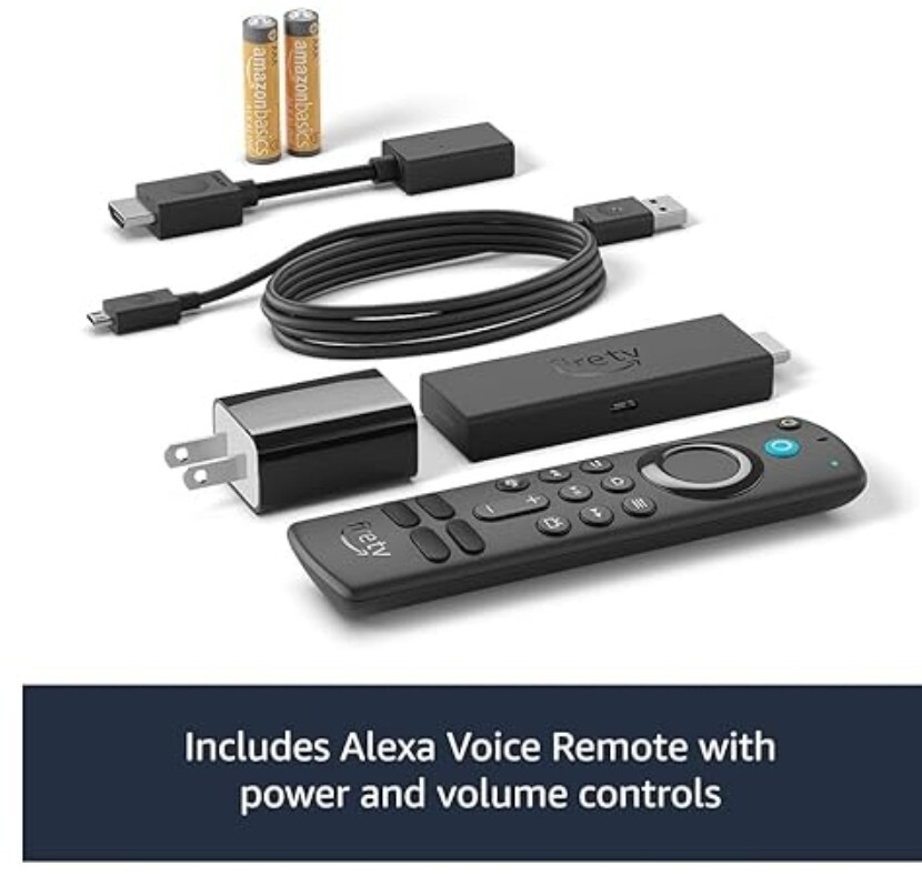 🔥 AMAZON FIRE TV Stick 4K MAX, Wi-Fi 6, Alexa Voice Remote Includes TV control
