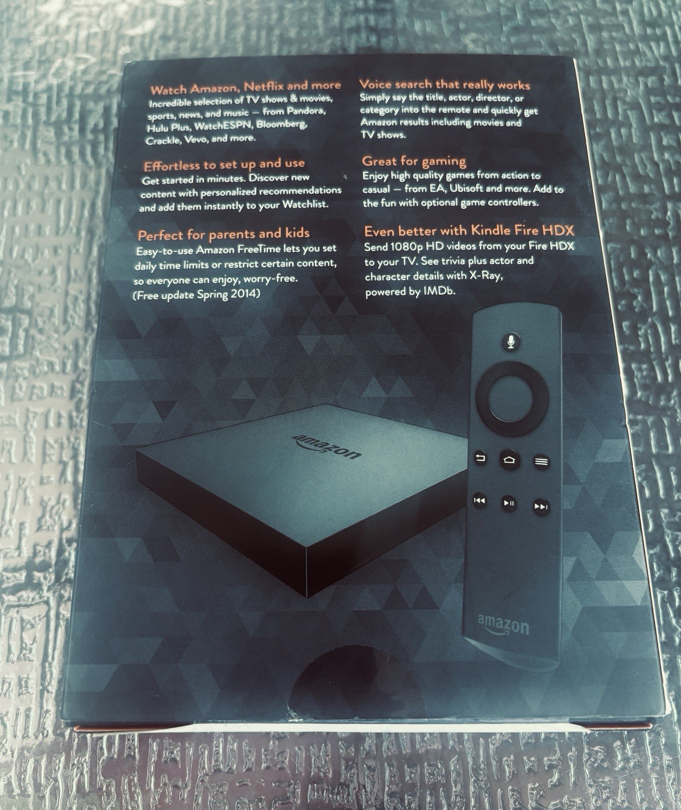 Amazon Fire TV (1st Generation 2014) Brand New Open Box