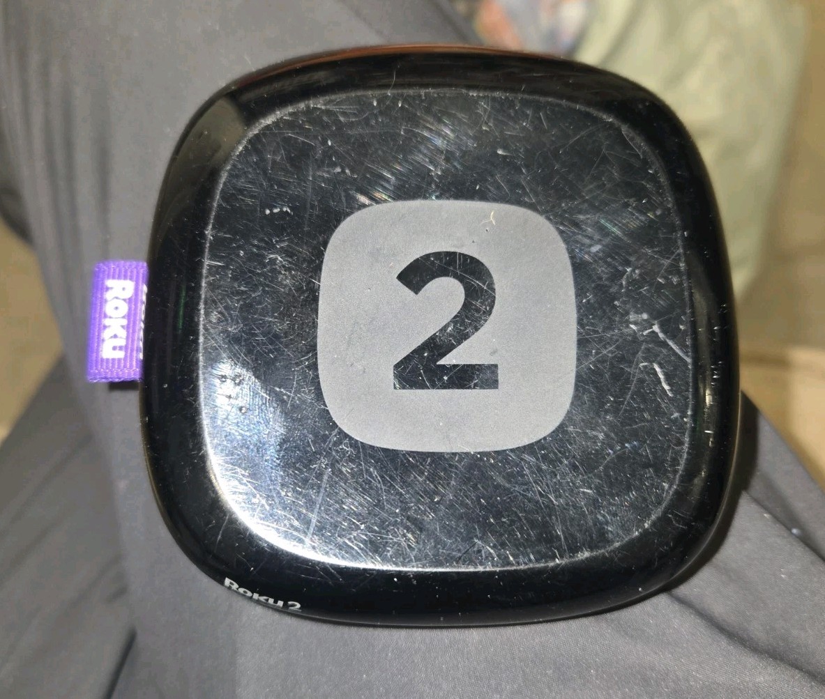 Roku 2 (3rd Generation) Media Streamer 2720X – Black – NO Remote Or Power Cord