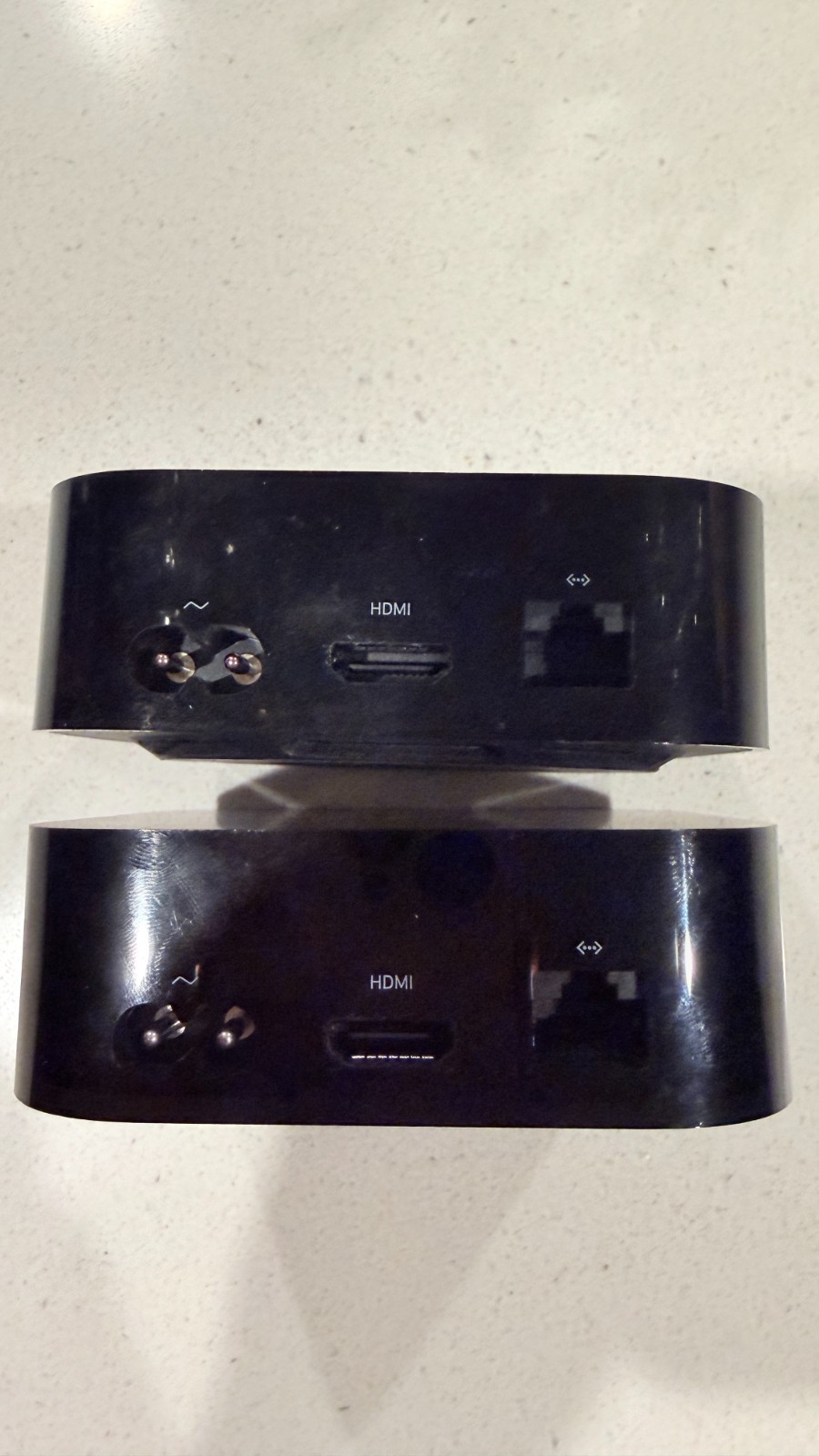 Lot of 2x Apple TV 4K (1st Gen) A1842 + Universal Remotes+Cord