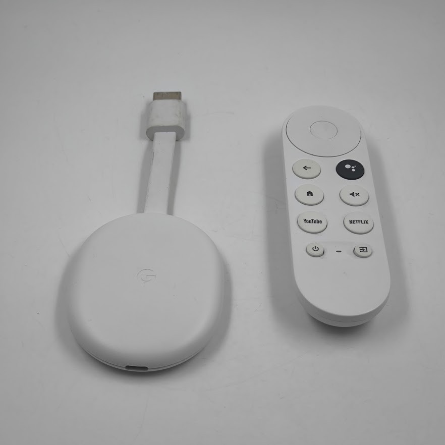Google Chromecast G454V Media Streamer With Remote G9N9N Control For Parts White