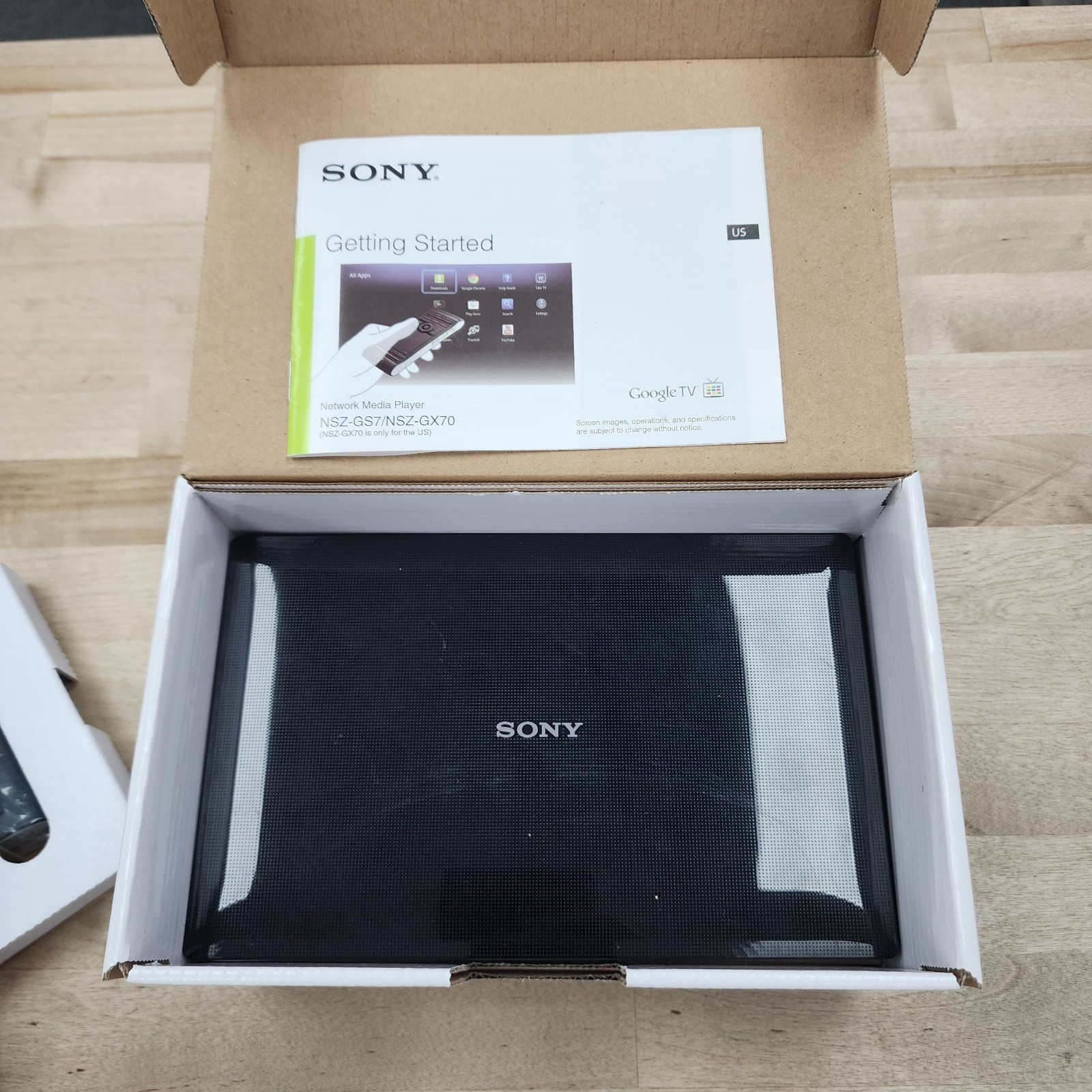 Sony NSZ-GS7 Internet Player W/ Remote Streamer Google TV HDMI WIFI Bluetooth