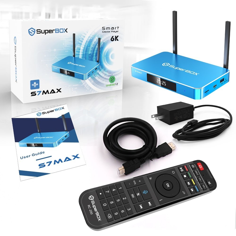 SuperBOX S7 Max – Authorized Seller – Free Shipping