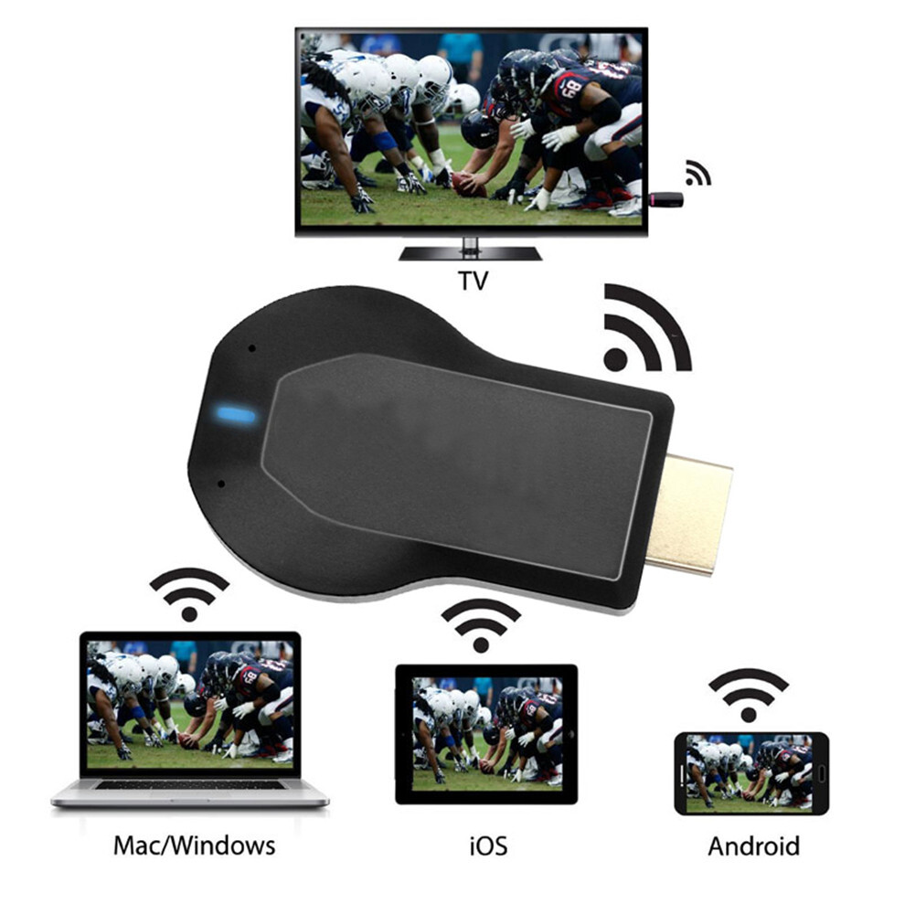 DLNA Airplay Miracast 1080P HD-MI Mirascreen Wifi Display Receiver Dongle USB2.0
