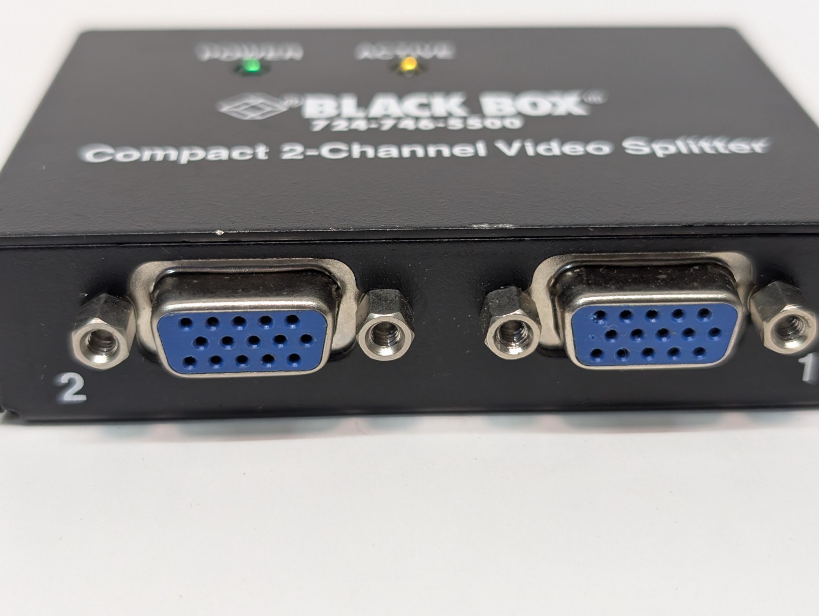 (3) Black Box Compact 2-Channel Simultaneous Display Video Splitters, AC1056-2