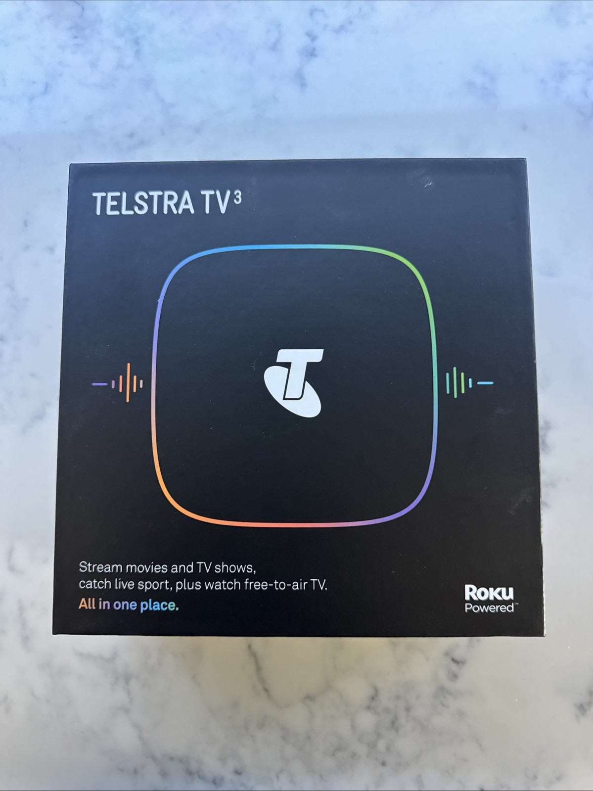 Telstra TV 3 Roku Powered Set Top Box Media Streaming Device 4701TL NEW / SEALED