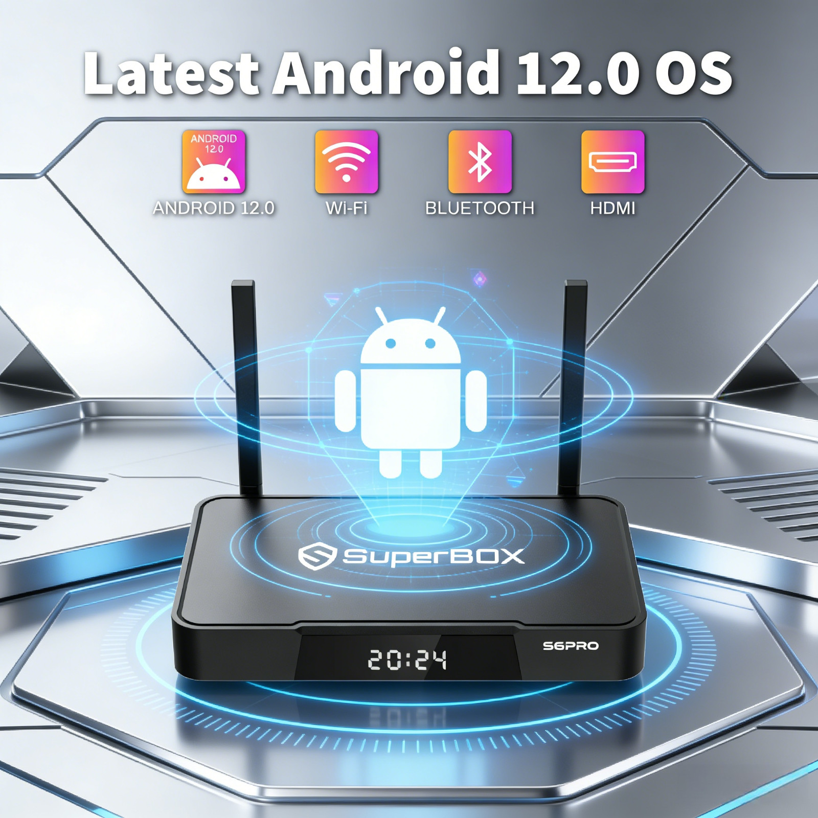 2025 Upgraded SuperBox Pro 6K Decoding Streaming Box Plug & Play Full Accessor