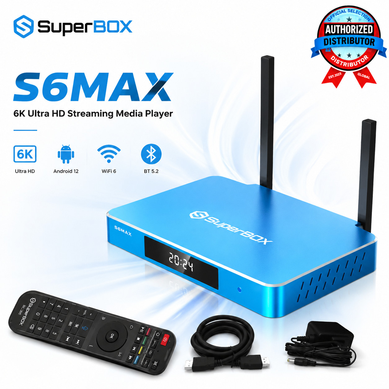 SuperBox S6Max TV BOX Authorized Distributor Quality Guarantee 100% Free Ship