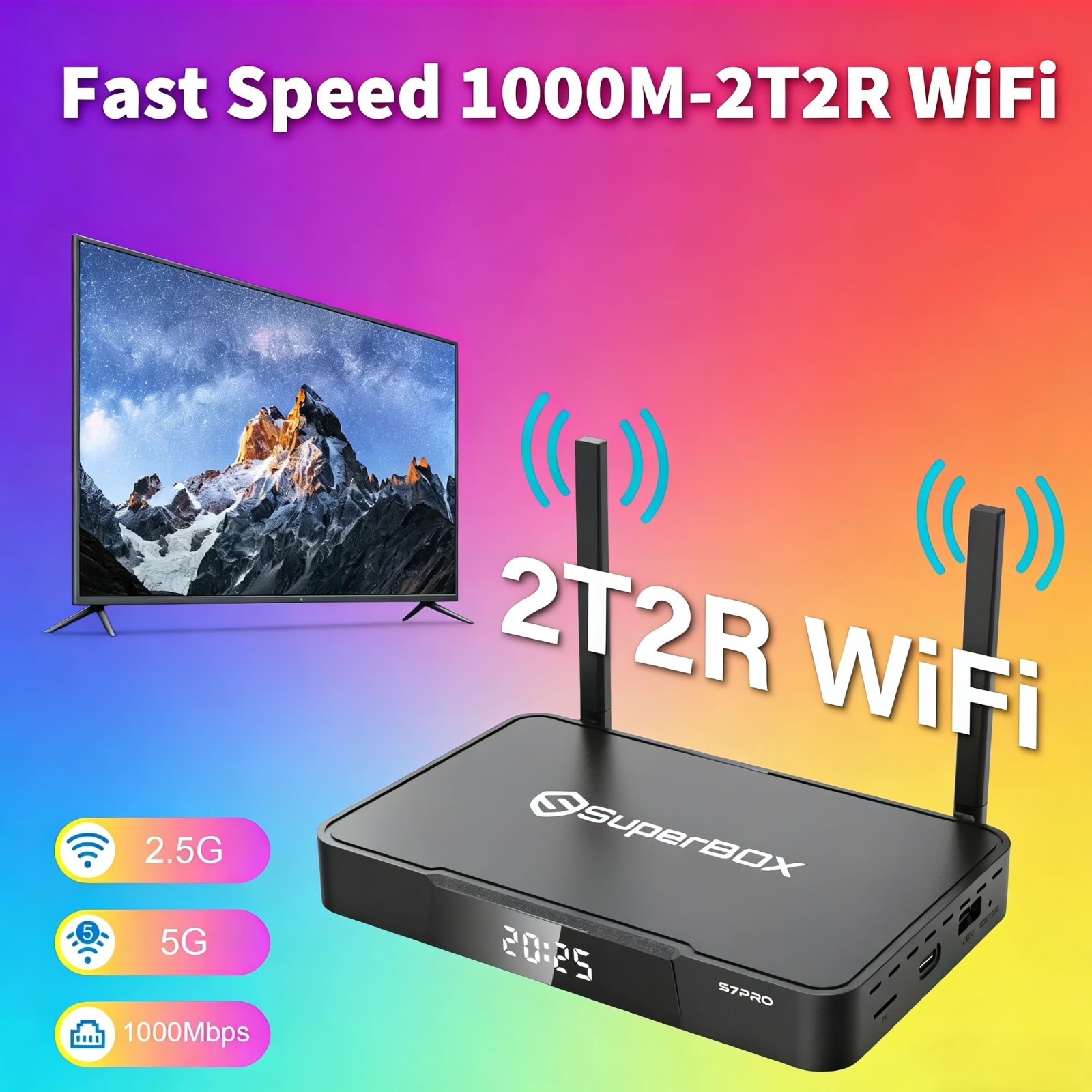 Streaming Box with all channel 2026Superbox S7PRO VS VSEEBOX V6PRO Media Player