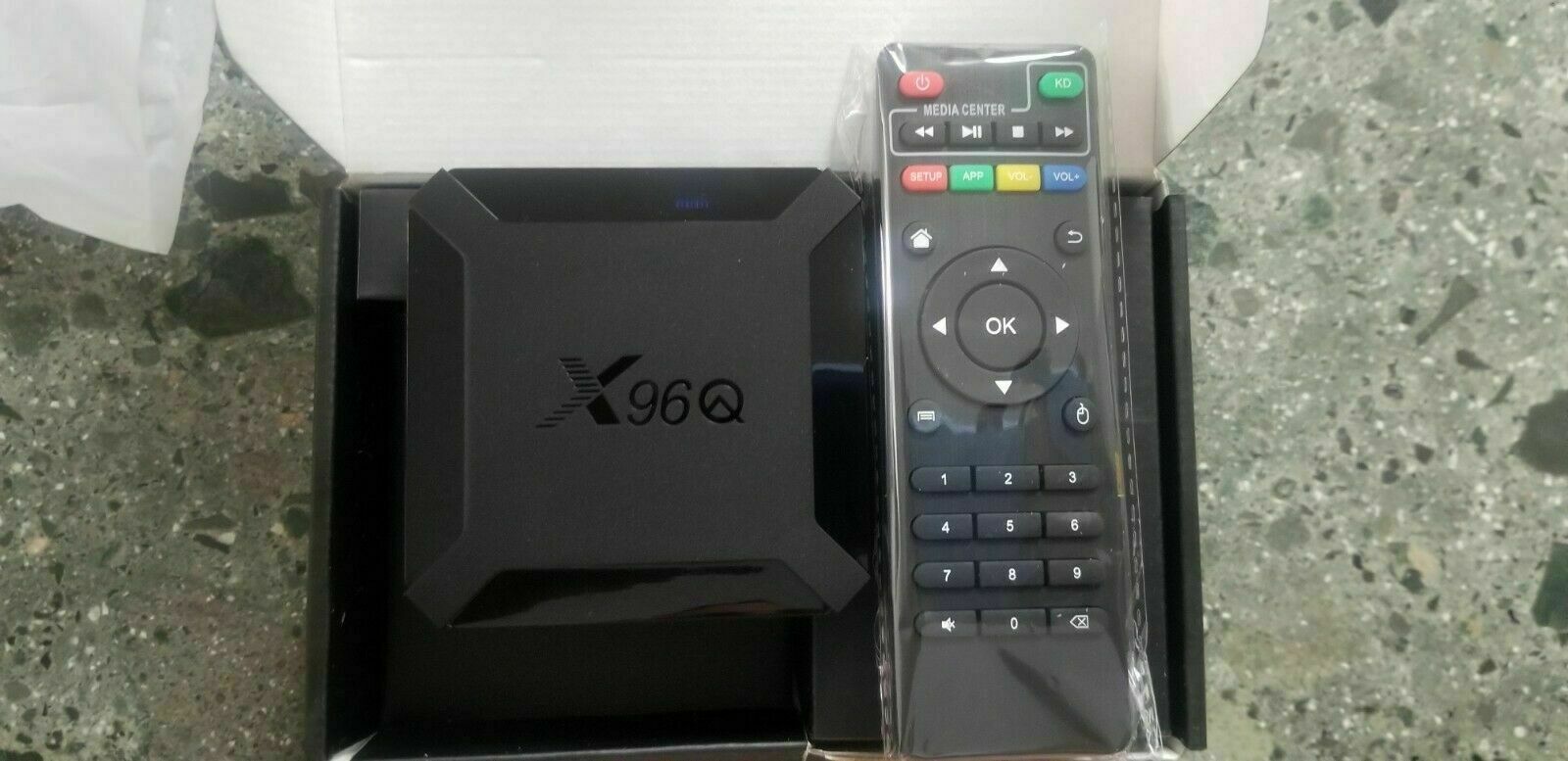 Android 10.0 TV Box X96Q Quad Core HD 4K Media Stream Player Mini PC (5 PACK)