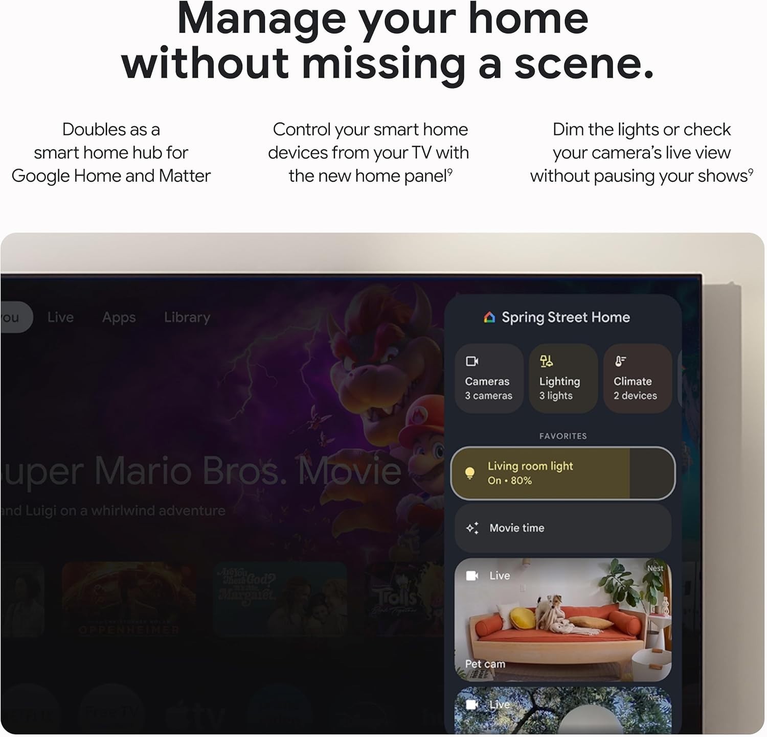 Immersive 4K HDR TV Streaming with Voice Control and Smart Home Access – Haze