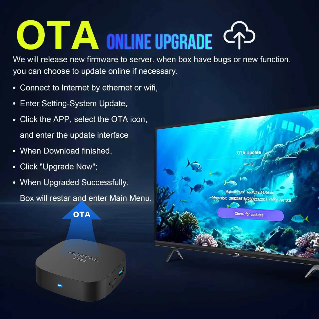 New T1+ 8K HD TV Box Android 16.0 RK3518 Quad Core 8GB RAM 128GB ROM Dual Wifi