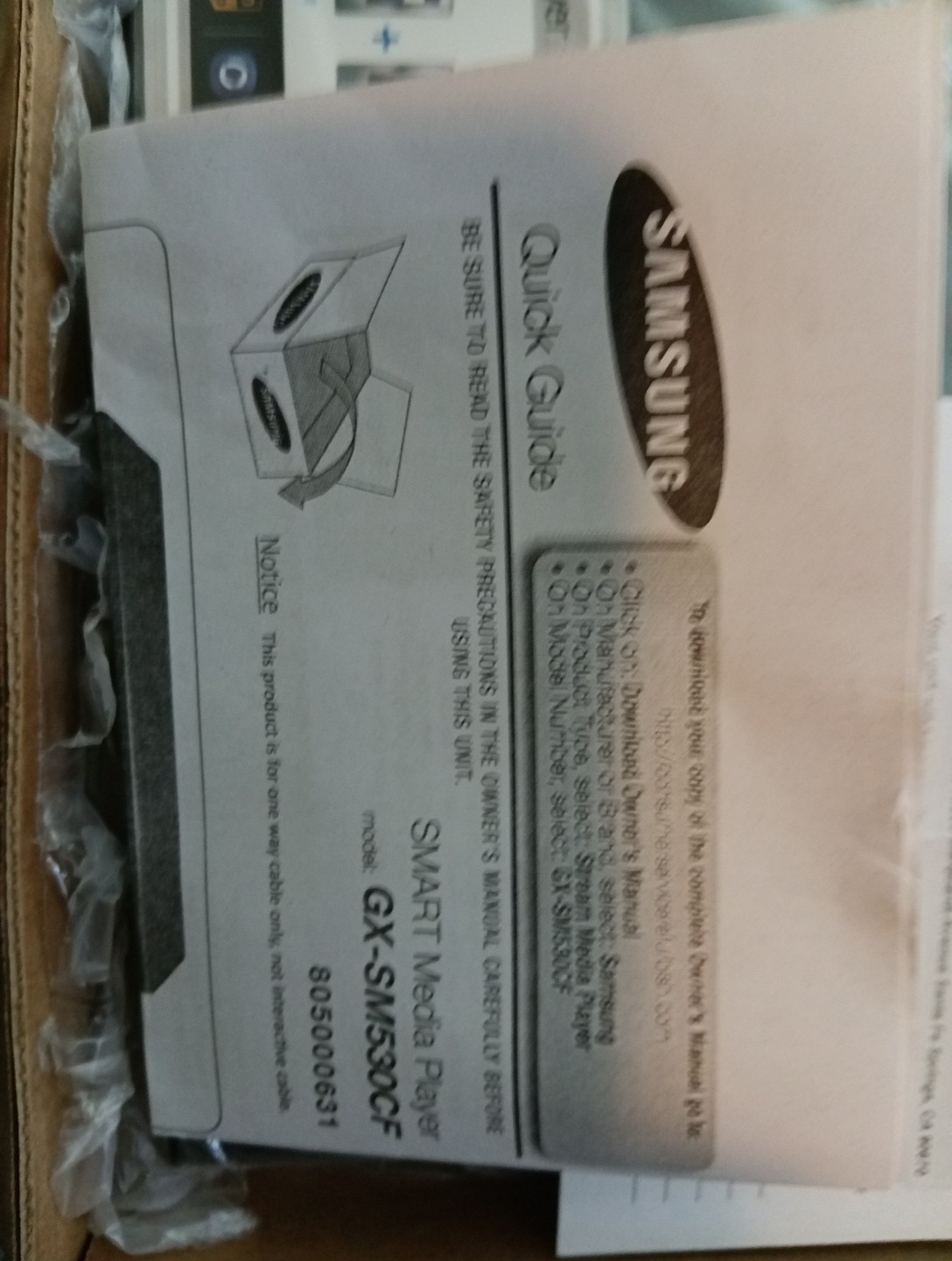 SAMSUNG Smart Media Player GX-SM530CF