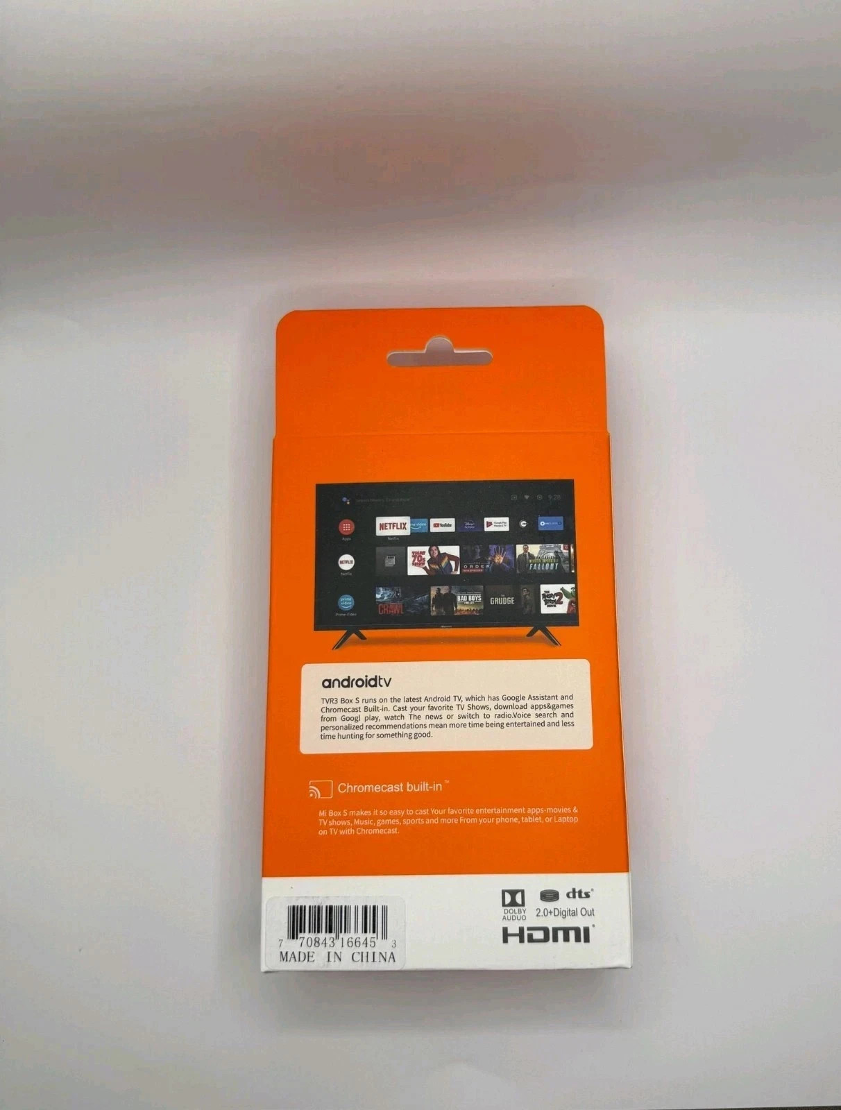 TVR3 Andriod TV Stick 8GB+128 Media Player Smart 4K TV Stick, HD2.0, Wifi