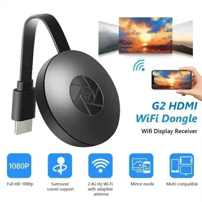 For Chromecast Google Wireless HDMI-Compatible HD Display Media Streaming_Video