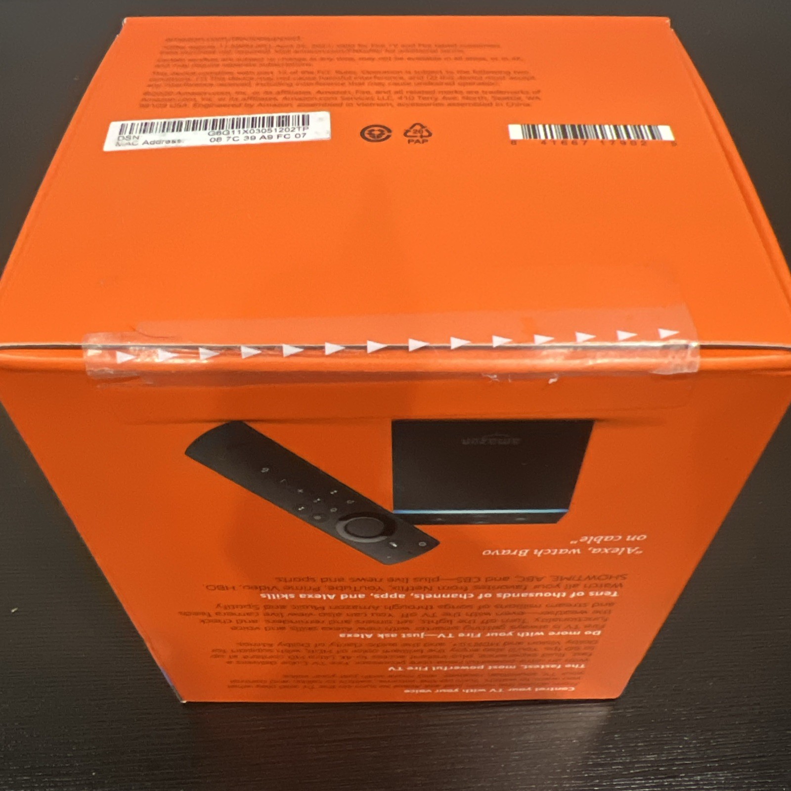 Amazon Fire TV Cube Streaming Hands-free W/Alexa 4K Ultra HD 2nd Gen New Sealed