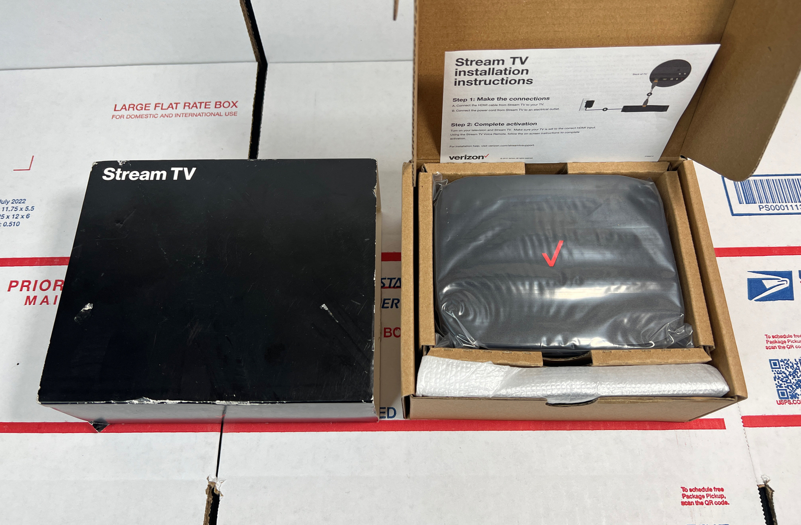 Verizon Stream TV #JS8V Streaming TV Box 4.3.1 4K Ultra HD – SAME DAY SHIP – NEW