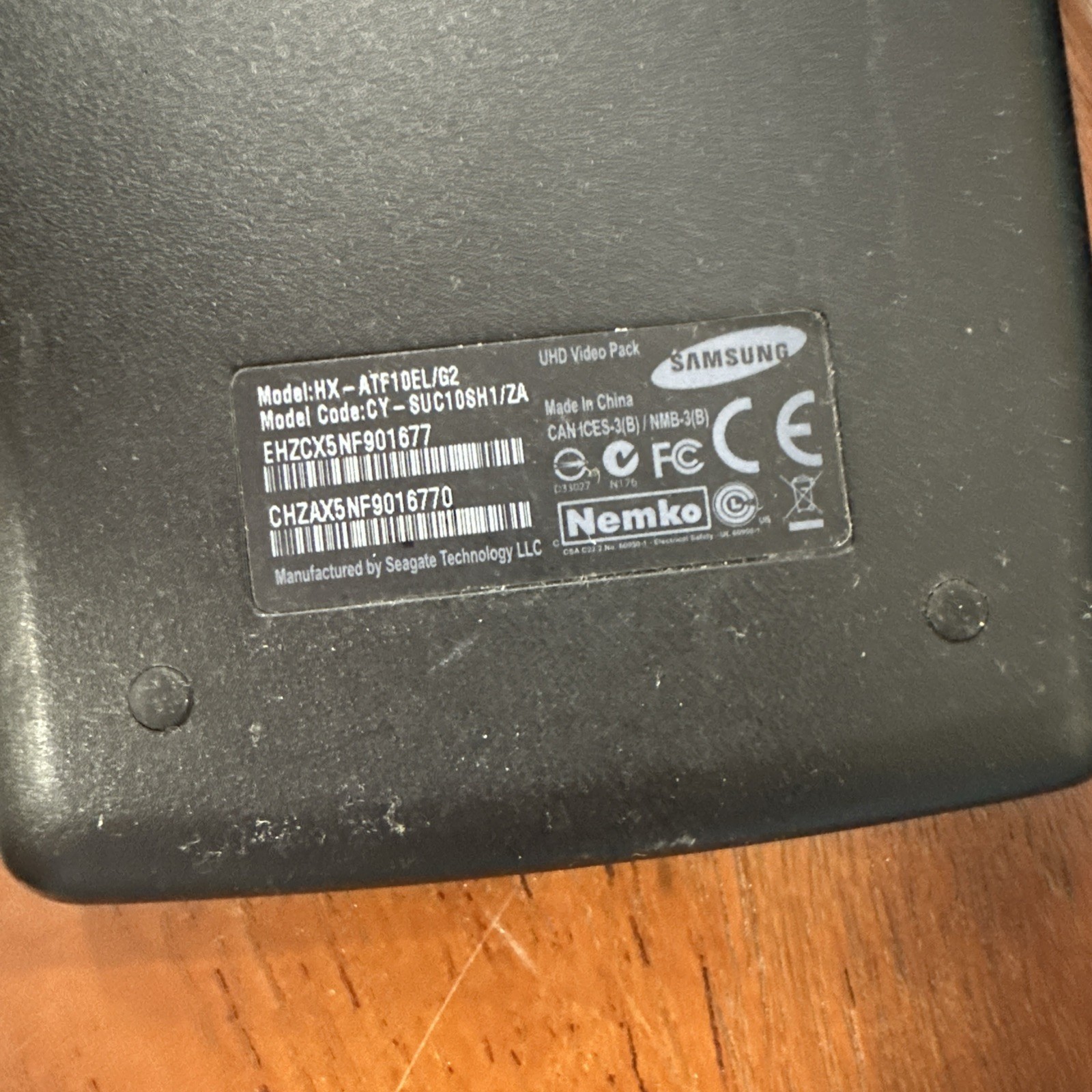 Samsung HX-ATF10EL/G2 UHD Video Pack Genuine OEM Original Free Shipping