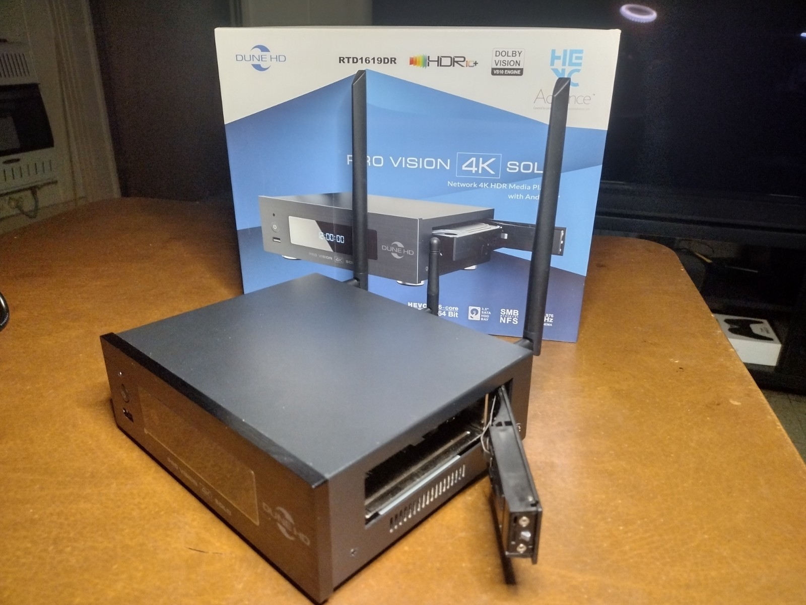 Dune HD Pro Vision 4K Solo | HDR10+ | Ultra HD | 3D | DLNA | Media Player 8TB