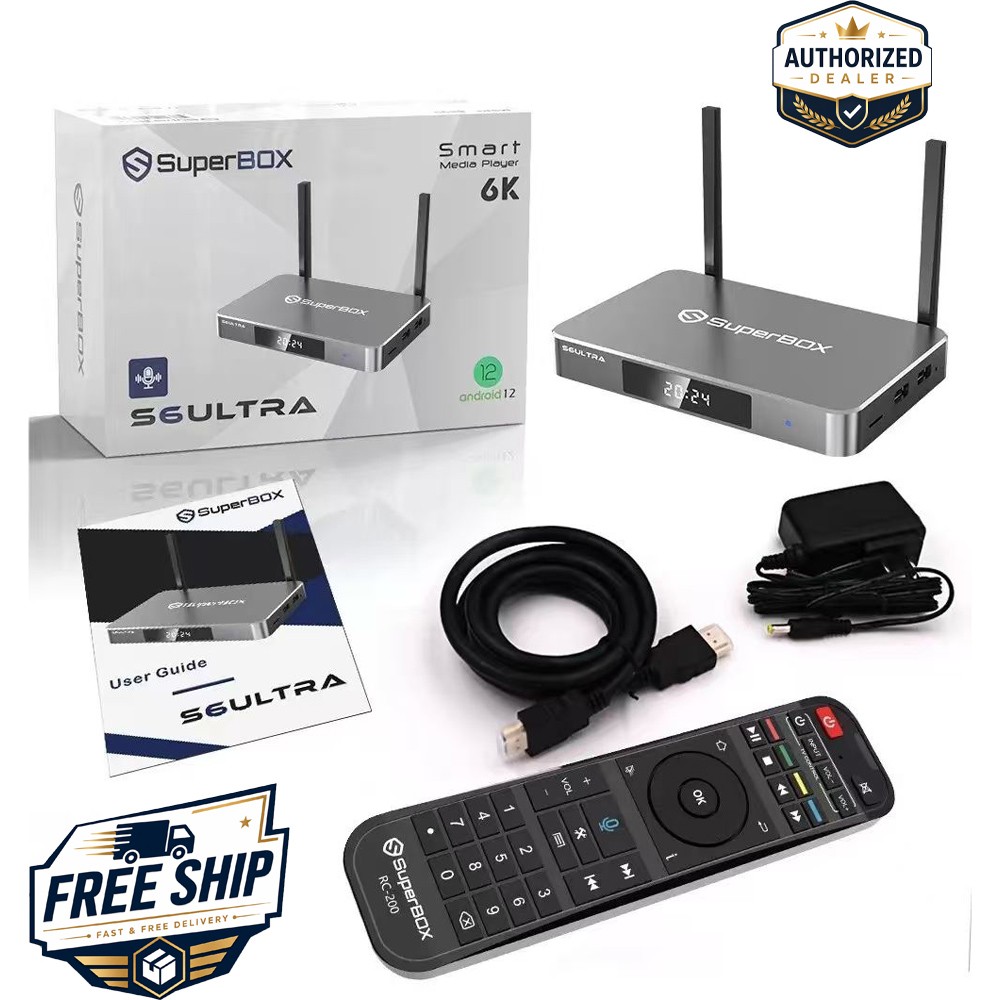 SuperBox S6 Ultra TV BOX Authorized Reseller Send Gift Message To Me