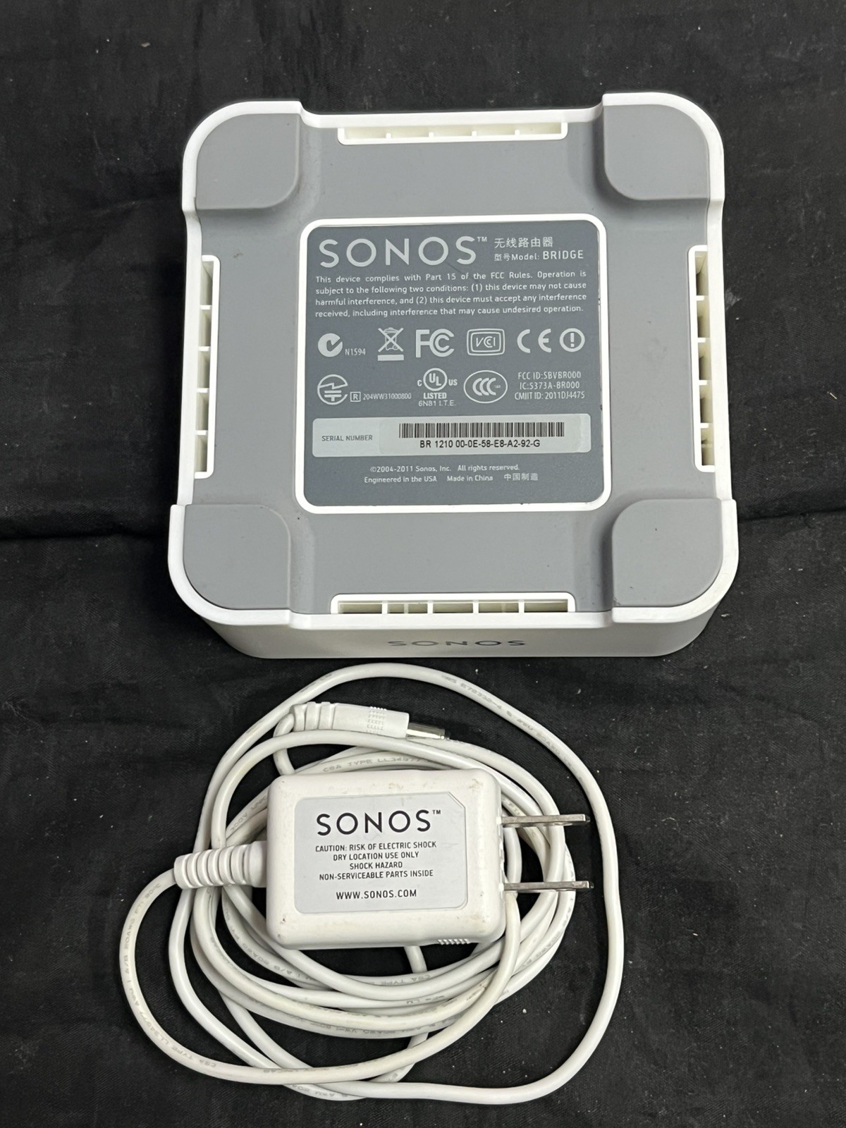 SONOS Bridge – Wireless Home Theater Audio Receiver Component Ethernet