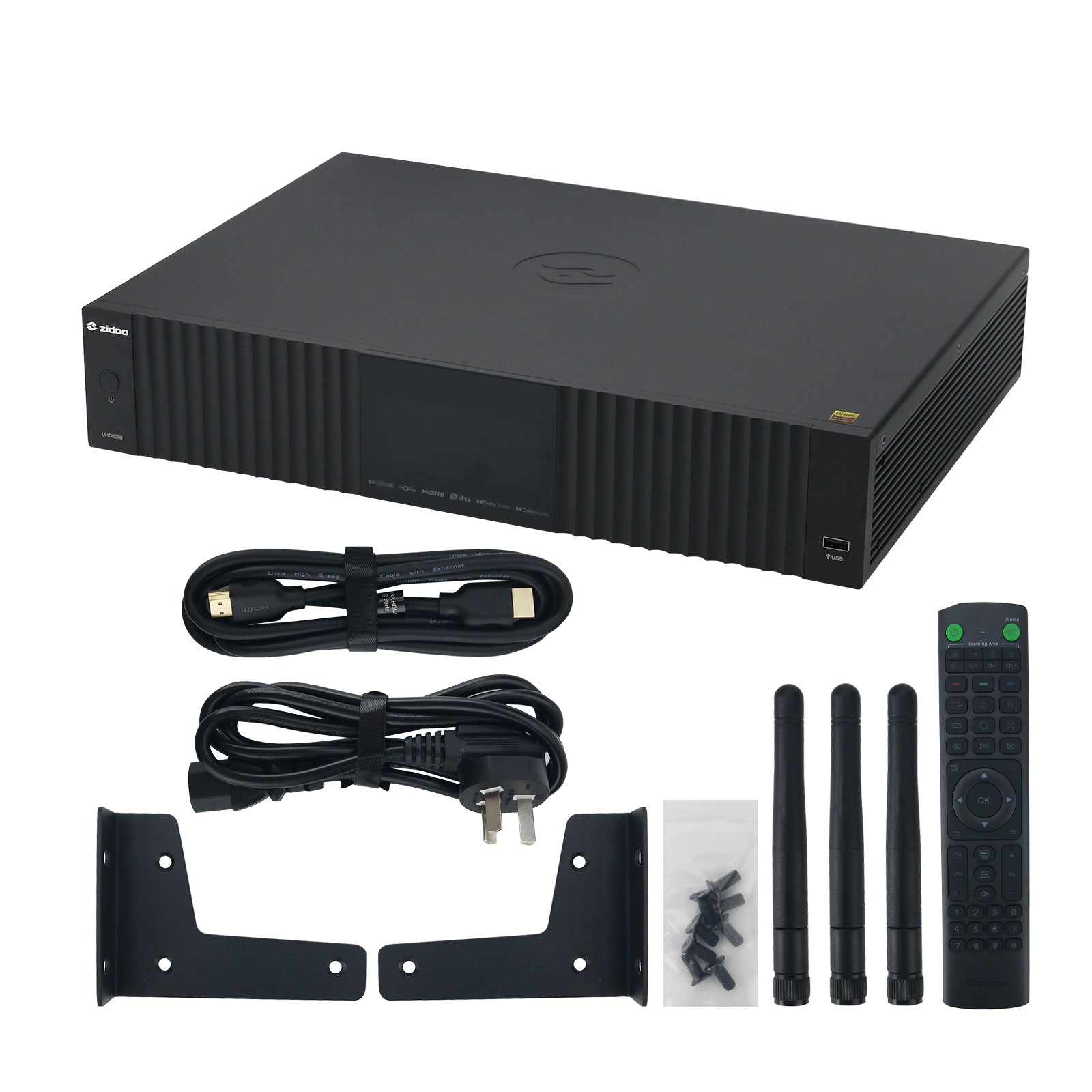 ZIDOO UHD8000 Hi-end DAC Audio Decoder 8K All-in-one Media Player HiFi Streaming