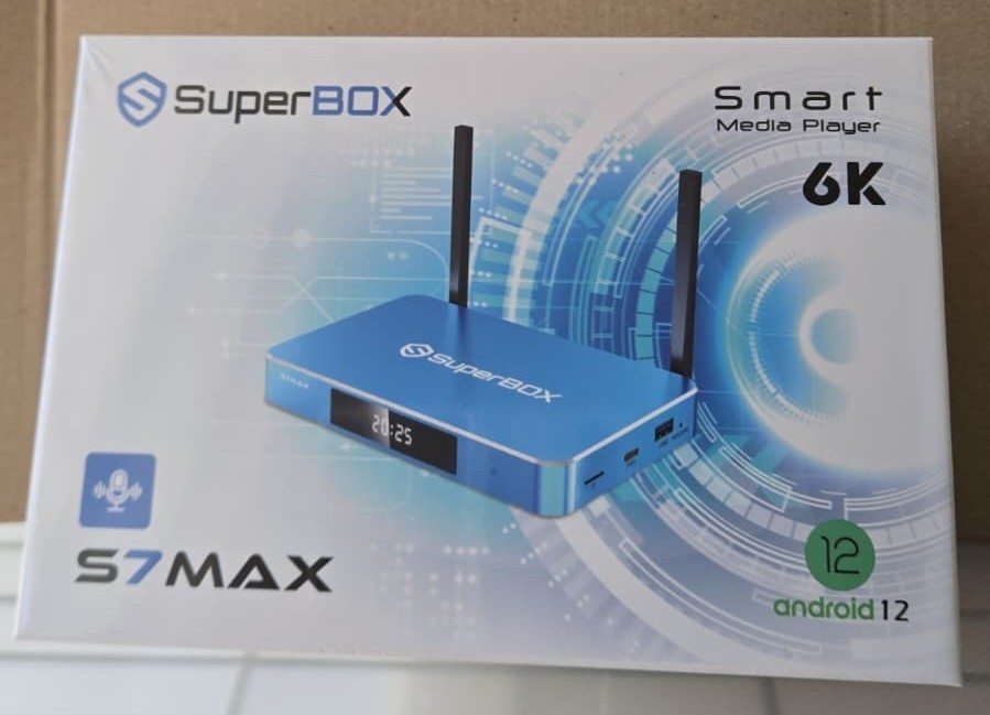 Android TV Box SuperBox S7 Max 4GB/64GB 6K UHD Voice Remote Same-Day Shipping
