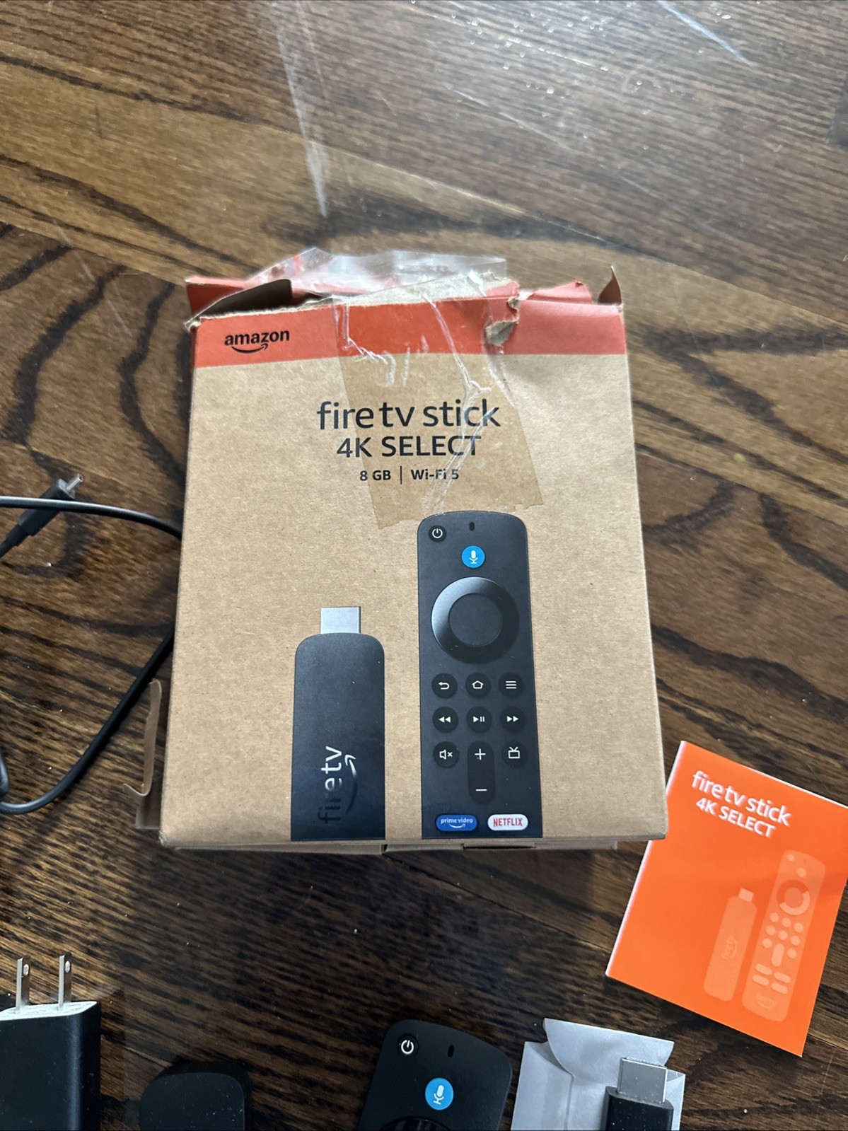 Open Box Amazon Fire TV Stick 4K Select start streaming in 4K, AI-powered