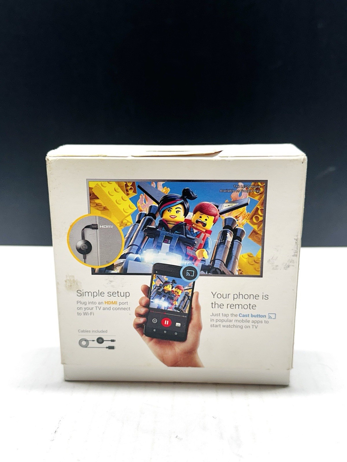 Google Chromecast 2nd Generation 1080p Portable Media Streamer NC2-6A5