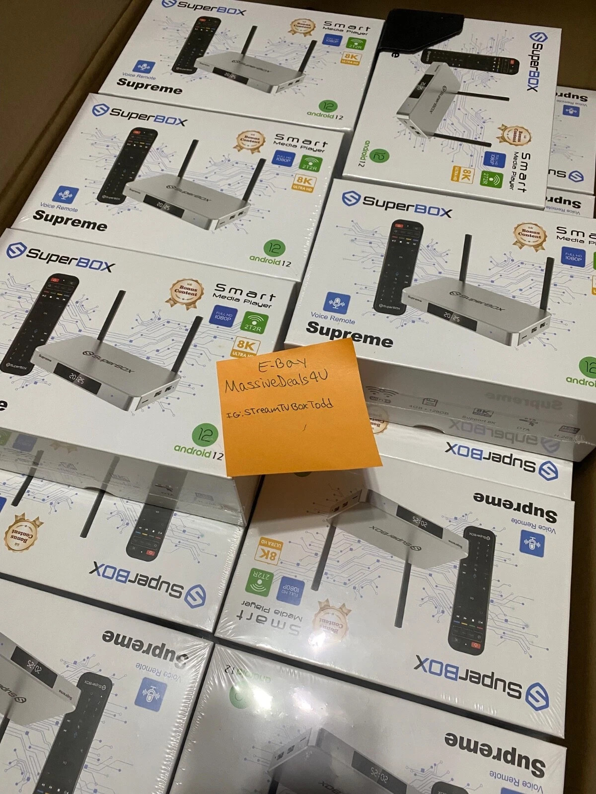 Plug Play 30+ Apps SuperBox Supreme 2026 – 8K UHD – Adult – 1 year warranty