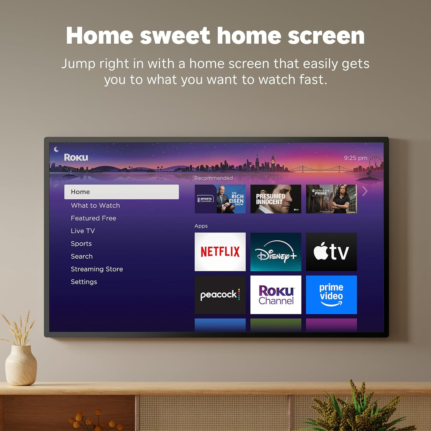Streaming Stick plus 2025 – 4K & HDR Streaming Device for TV with Voice Remote