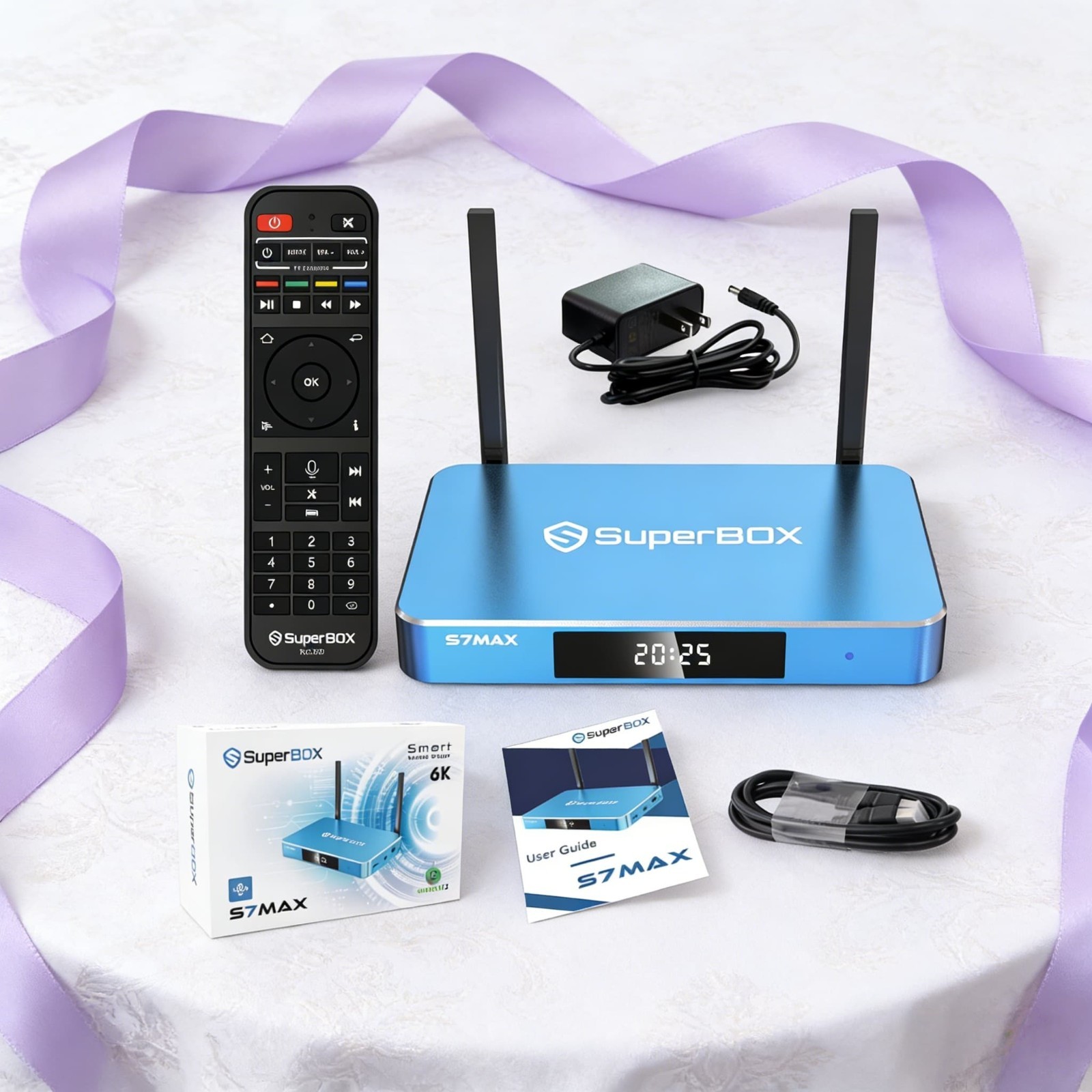 SuperBox S7 Max Streaming Media Player 4GB+64GB 7-Day Time Shift Cord Cutter Box