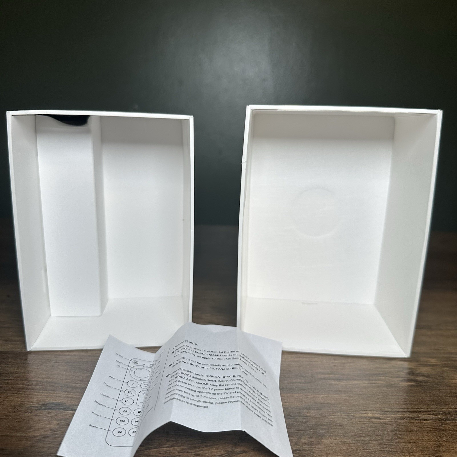 Apple TV 4K 3rd Generation Replacement Box EMPTY BOX ONLY MN873LL/A