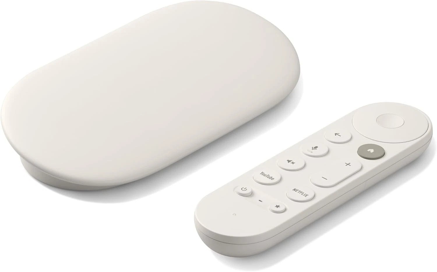 4K HDR TV Streamer with Voice Search Remote & 32GB Storage – Porcelain Finish