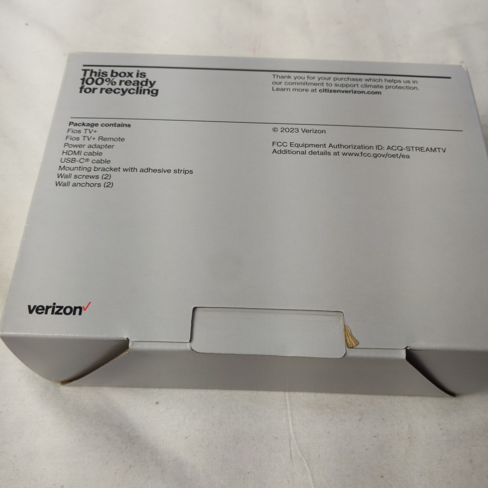 Verizon Stream TV Fios TV+ F3544K49203