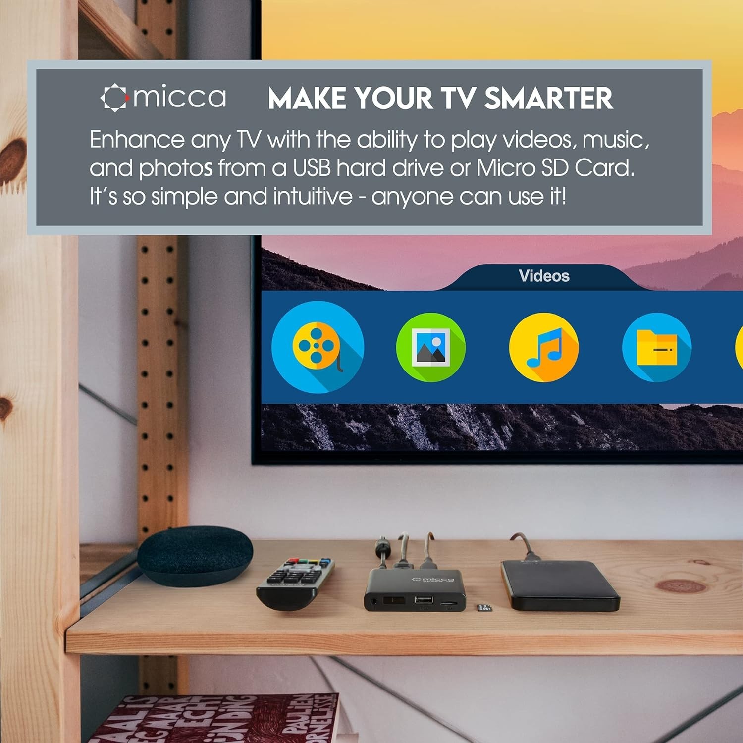 G3 2K Quad-HD Digital Media Player with HDMI and AV Outputs