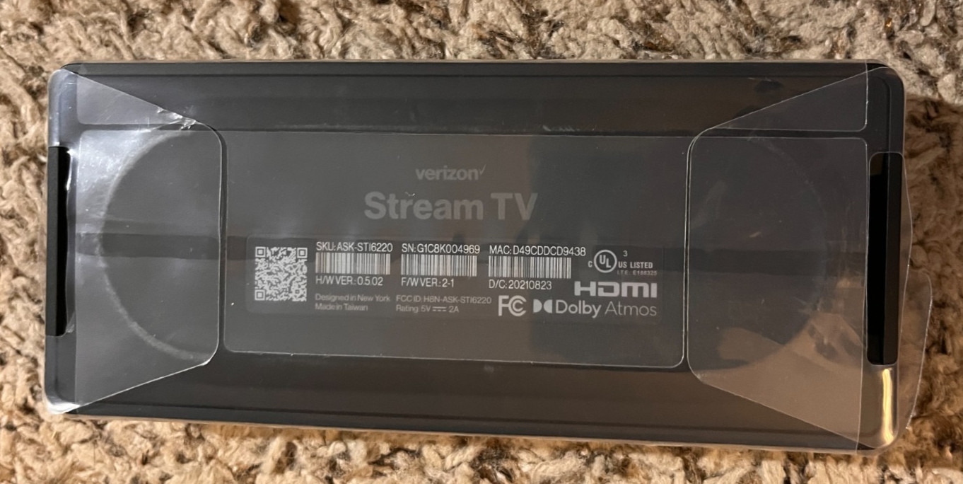 Verizon ASK-STI6220 Stream TV – Black