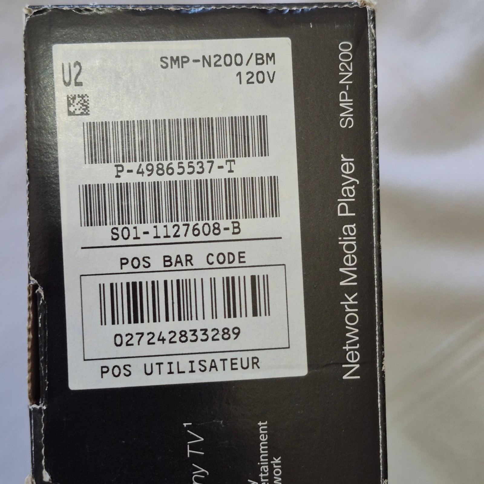 NEW – Sony SMP-N200 Streaming Network Media Player 1080p WiFi