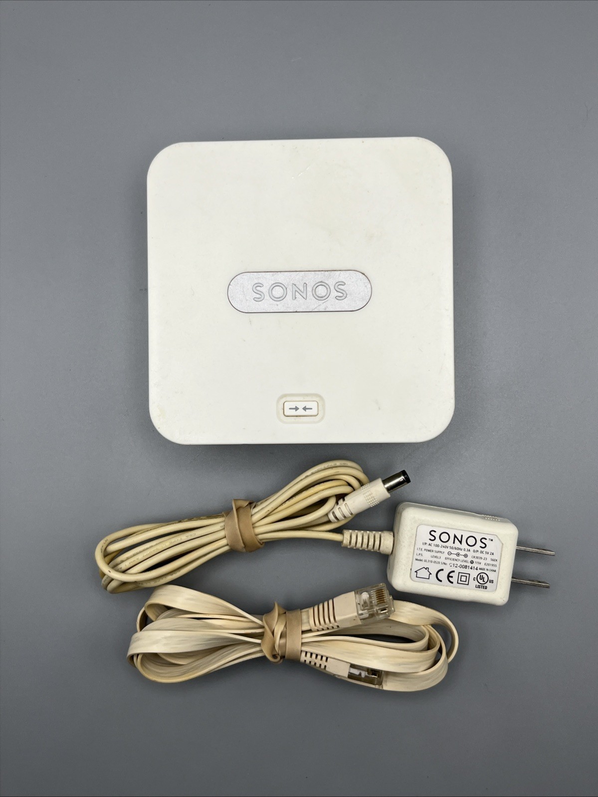 Sonos Bridge Wireless HiFi Music System Streamer White w/ Power Cable