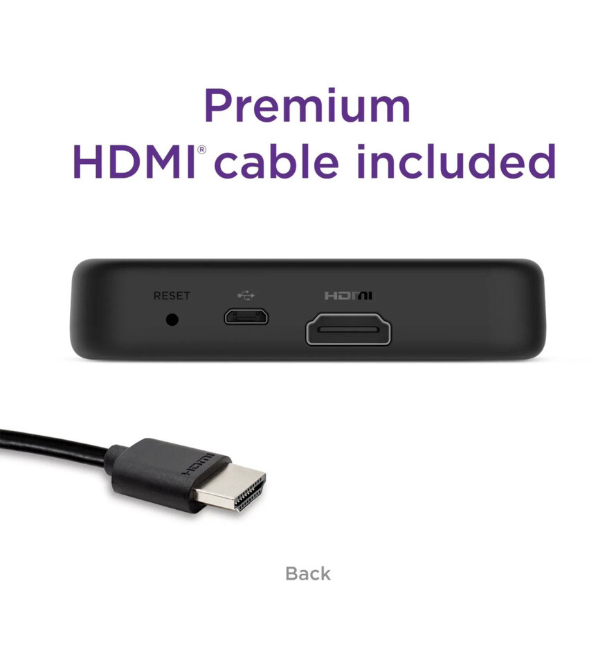 2024- Roku Premiere-HD/4K/HDR Streaming Device- SKU# 3920RW-SW High Speed New**