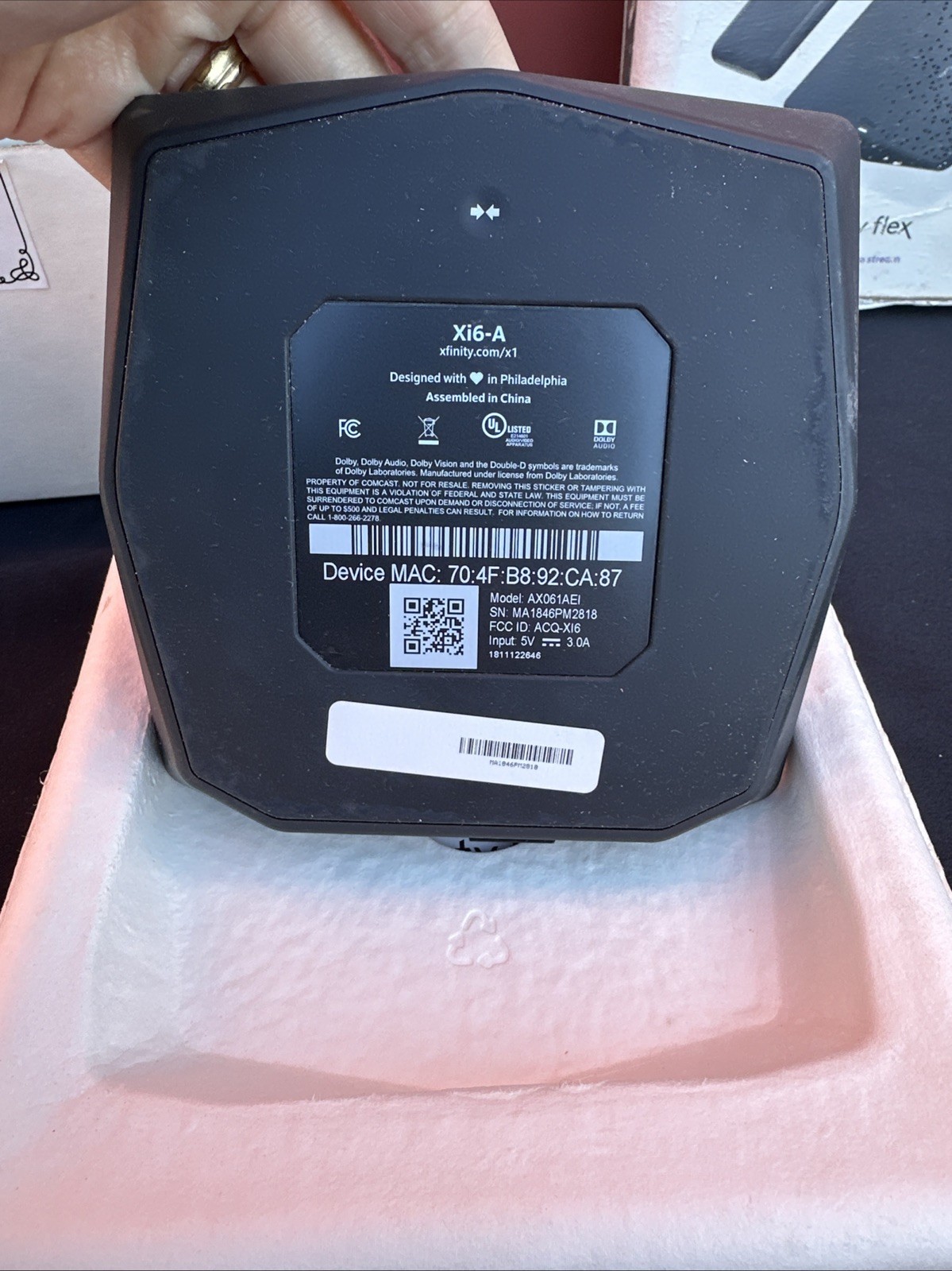 XFINITY Flex 4K UHD Streaming TV Box + Voice Remote, New in Box [Untested AS IS]