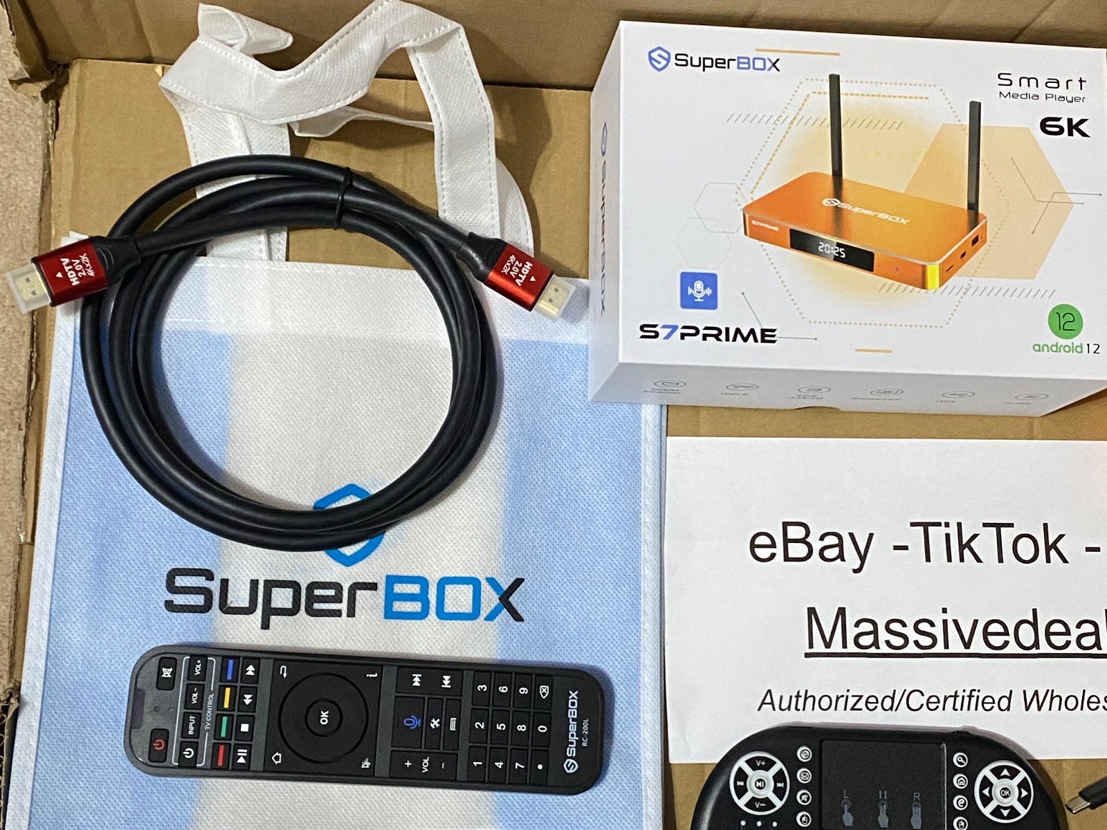 New 2026 Superbox S7 Prime Limited Edition With Max Ultra Accessory Setup