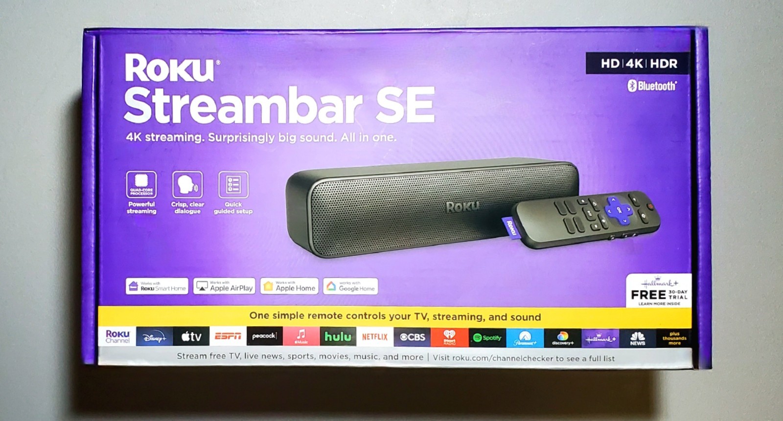 New Roku Streambar SE – Soundbar with Built-in Streaming, & Premium Speakers