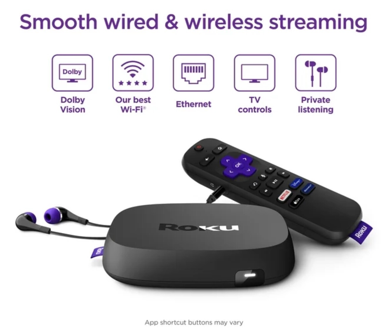 Roku Ultra LT 2021 HD Digital Streaming Device – Black