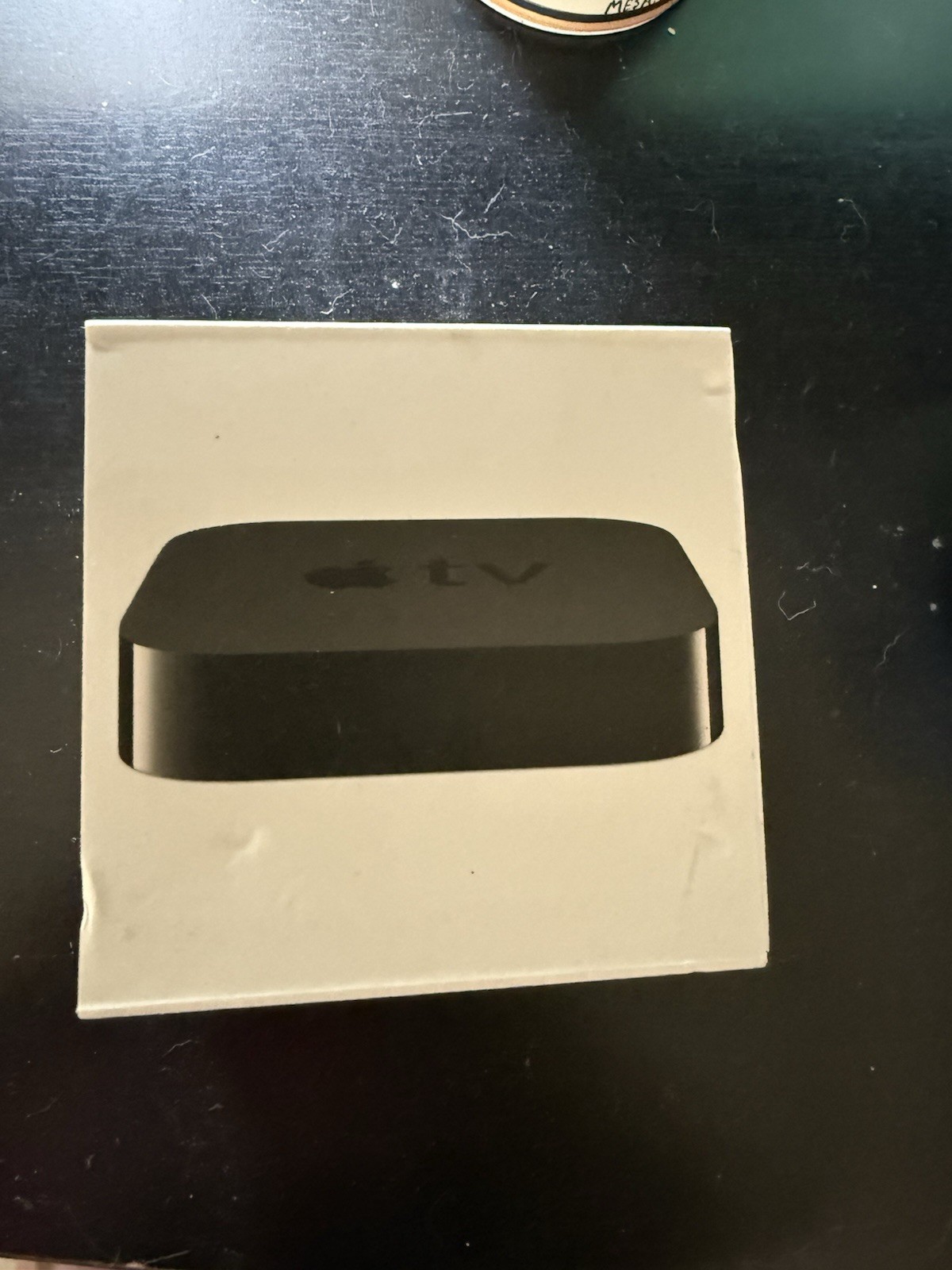 Apple TV Digital HD Media Streamer 1080p AirPlay Black w/ Remote Power Cord