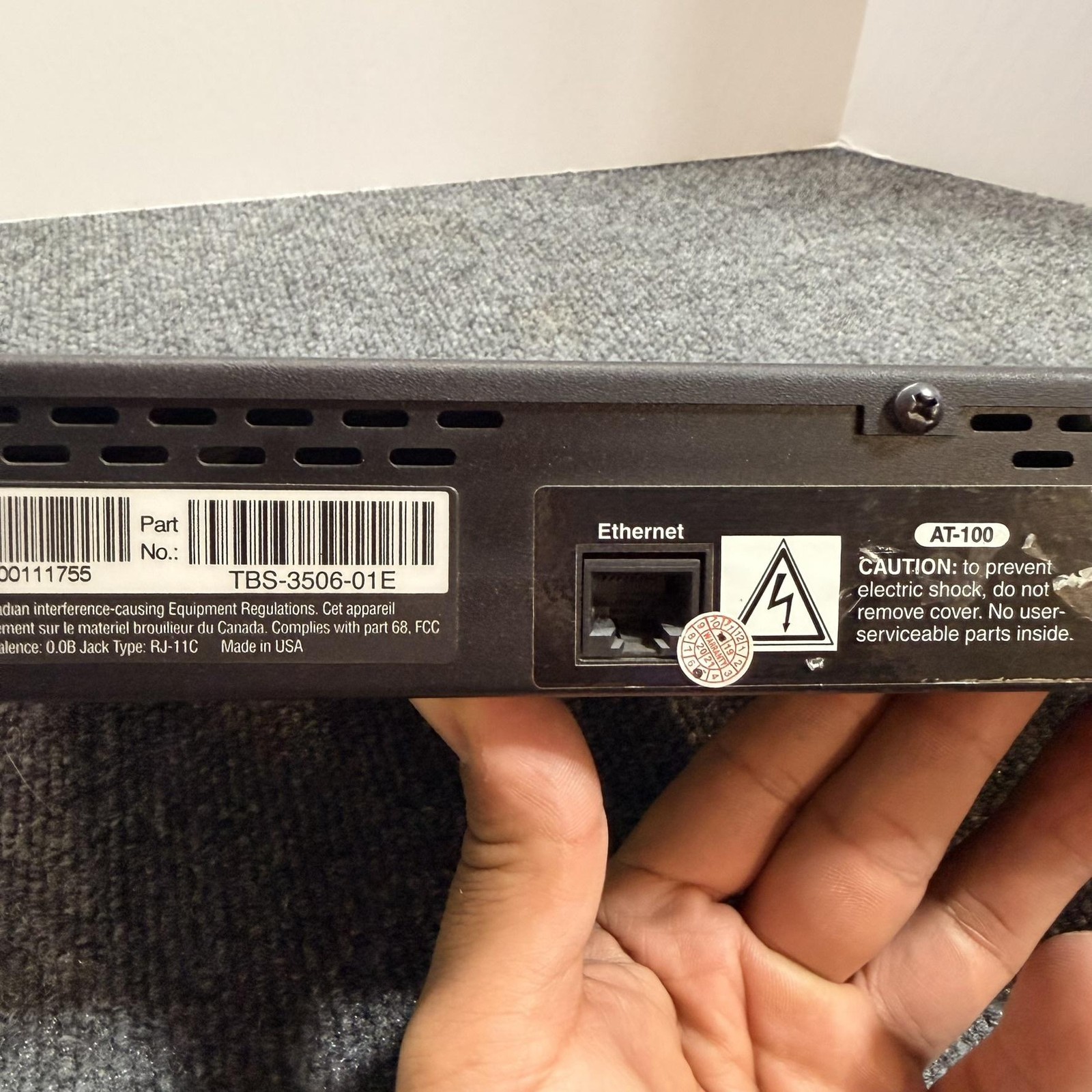 Turtle Beach AudioTron AT-100 Music Player Black Ethernet Network Streaming