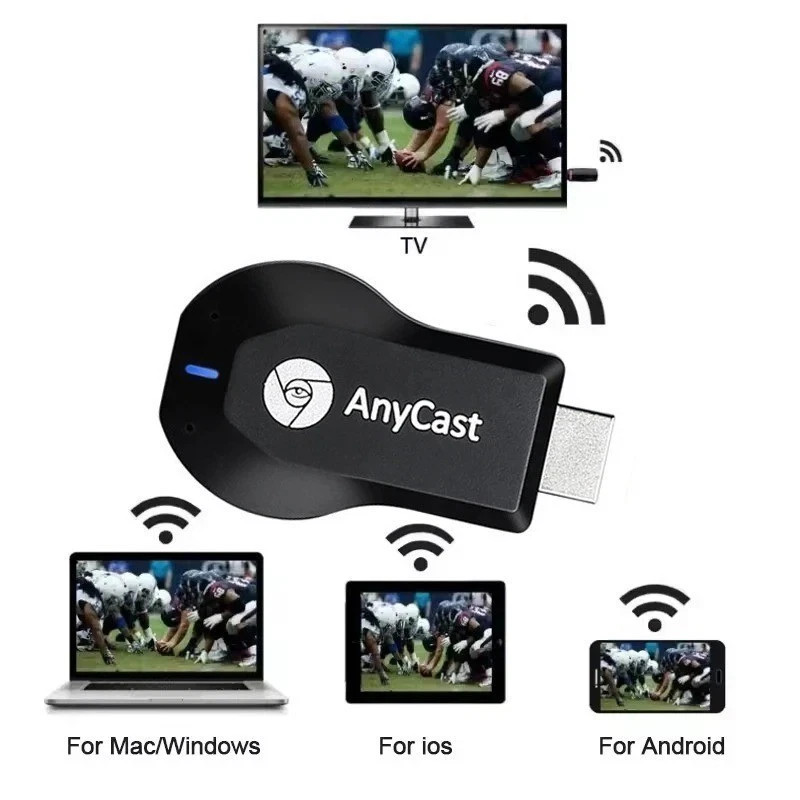4K WiFi HDMI Anycast Miracast Airplay TV Wireless Display DLNA Dongle Adapter